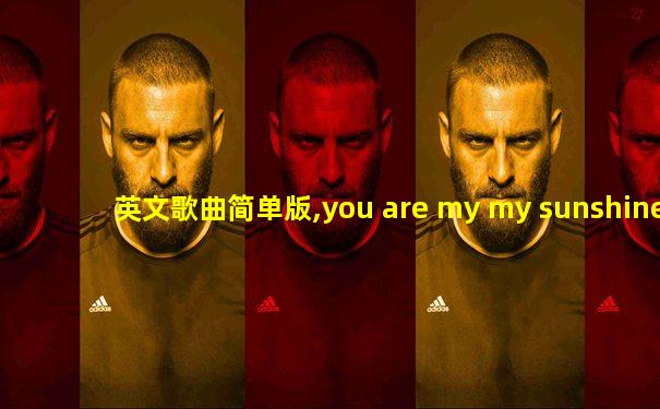 英文歌曲简单版,you are my my sunshine